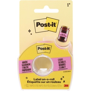image:imagePostit Vital Orange Label onaroll Tape with Tape Dispenser 1 in x 700 in Great Label Maker for Creating Labels for Spice Jars and journalsNeon Pink